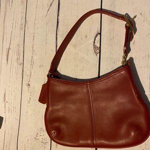 Coach Small Red  leather handbag